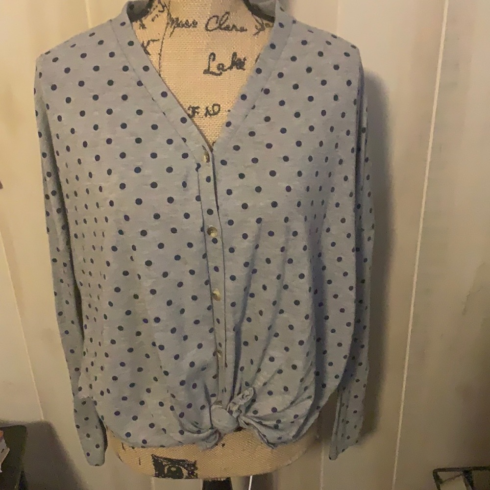Blu pepper blouse